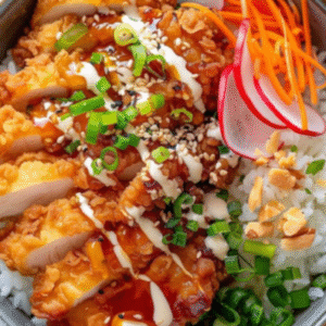 Chicken Cutlet Over Rice