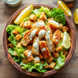 Crispy Chicken Caesar Salad
