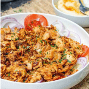 Doner Kebab Over Rice