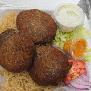 Chicken Cutlet Over Rice