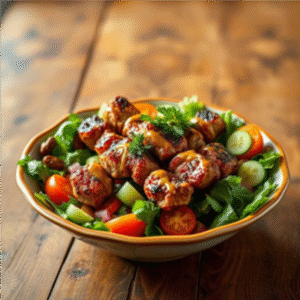 Shami Kebab Garden Salad