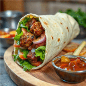 Shami Kebab Wrap