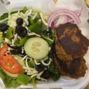 Shami Kebab Garden Salad