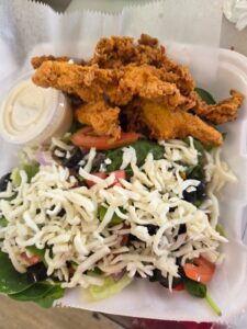 Crispy Chicken Garden Salad