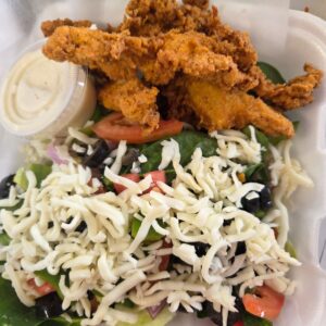 Crispy Chicken Garden Salad