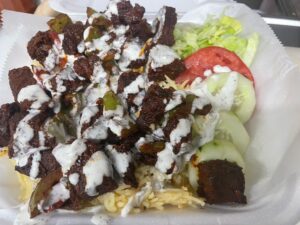 Doner Kebab Over Rice