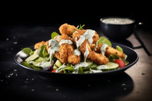 Crispy Chicken Garden Salad