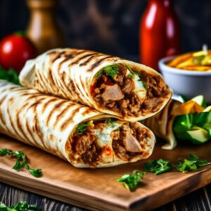 Spicy Beef Wrap