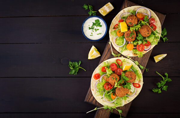 Shami Kebab Caesar Salad