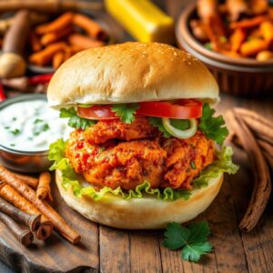 Tandoori Chicken Burger