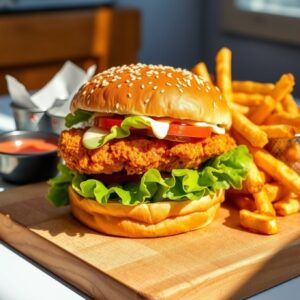 Zinger burger